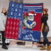 Western Bulldogs Quilt Christmas Magic Knit Style Winter Glow Western Bulldogs Quilt Christmas Magic Knit Style Winter Glow