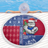 Western Bulldogs Beach Blanket Christmas Magic Knit Style Winter Glow