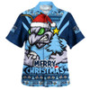 New South Wales Blues Hawaiian Shirt Merry Christmas Festive Spirit Edition