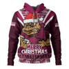 Queensland Maroons Hoodie Merry Christmas Festive Spirit Edition