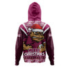 Queensland Maroons Hoodie Merry Christmas Festive Spirit Edition