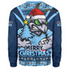 New South Wales Blues Sweatshirt Merry Christmas Festive Spirit Edition