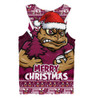 Queensland Maroons Men Singlet Merry Christmas Festive Spirit Edition