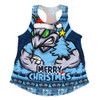 New South Wales Blues Women Racerback Singlet Merry Christmas Festive Spirit Edition