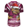 Queensland Maroons Rugby Jersey Merry Christmas Festive Spirit Edition