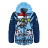 New South Wales Blues Hooded Padded Jacket Merry Christmas Festive Spirit Edition