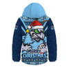 New South Wales Blues Hooded Padded Jacket Merry Christmas Festive Spirit Edition