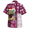 Queensland Maroons Hawaiian Shirt Winter Knit Magic Holiday Spirit