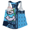 New South Wales Blues Women Racerback Singlet Winter Knit Magic Holiday Spirit