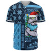 New South Wales Blues Baseball Shirt Winter Knit Magic Holiday Spirit