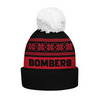 Essendon Bobble Beanie Hat Festive Season Merry Christmas Game Day