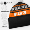 GWS GIANTS Bobble Beanie Hat Festive Season Merry Christmas Game Day