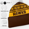 Hawthorn Bobble Beanie Hat Festive Season Merry Christmas Game Day