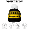 Richmond Bobble Beanie Hat Festive Season Merry Christmas Game Day
