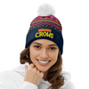 Adelaide Crows Bobble Beanie Hat Merry Christmas Knit Edition For United Fans