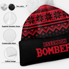 Essendon Bobble Beanie Hat Merry Christmas Knit Edition For United Fans