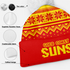 Gold Coast SUNS Bobble Beanie Hat Merry Christmas Knit Edition For United Fans