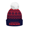 Melbourne Bobble Beanie Hat Merry Christmas Knit Edition For United Fans
