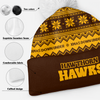 Hawthorn Bobble Beanie Hat Merry Christmas United Fans Festive Knit Style