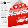 Sydney Swans Bobble Beanie Hat Merry Christmas United Fans Festive Knit Style