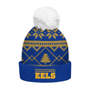 Parramatta Eels Bobble Beanie Hat Merry Christmas Game Ready Team Knit Edition