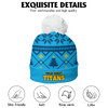 Gold Coast Titans Bobble Beanie Hat Merry Christmas Game Ready Team Knit Edition