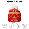 Redcliffe Dolphins Bobble Beanie Hat Merry Christmas Game Ready Team Knit Edition