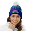 New Zealand Warriors Bobble Beanie Hat Merry Christmas Game Ready Team Knit Edition