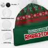 South Sydney Rabbitohs Bobble Beanie Hat Merry Christmas Heritage Team Spirit Knit Edition
