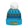 Gold Coast Titans Bobble Beanie Hat Merry Christmas Heritage Team Spirit Knit Edition