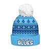 New South Wales Blues Bobble Beanie Hat Merry Christmas Heritage Team Spirit Knit Edition