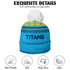 Gold Coast Titans Bobble Beanie Hat Merry Christmas Urban Fans Knit Style Edition
