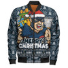Carlton Bomber Jacket Festive Holiday Merry Christmas Vibe