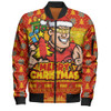 Gold Coast SUNS Bomber Jacket Festive Holiday Merry Christmas Vibe