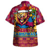 Brisbane Lions Hawaiian Shirt Festive Holiday Merry Christmas Vibe