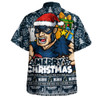 Carlton Hawaiian Shirt Festive Holiday Merry Christmas Vibe