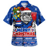 Western Bulldogs Hawaiian Shirt Festive Holiday Merry Christmas Vibe