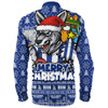 North Melbourne Long Sleeve Shirt Festive Holiday Merry Christmas Vibe