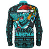 Port Adelaide Long Sleeve Shirt Festive Holiday Merry Christmas Vibe