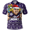 Fremantle Polo Shirt Festive Holiday Merry Christmas Vibe