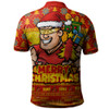 Gold Coast SUNS Polo Shirt Festive Holiday Merry Christmas Vibe