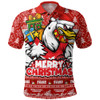 Sydney Swans Polo Shirt Festive Holiday Merry Christmas Vibe