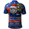 Western Bulldogs Polo Shirt Festive Holiday Merry Christmas Vibe