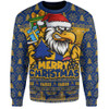 West Coast Eagles Sweatshirt Festive Holiday Merry Christmas Vibe