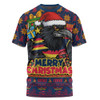Adelaide Crows T-Shirt Festive Holiday Merry Christmas Vibe