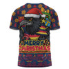 Adelaide Crows T-Shirt Festive Holiday Merry Christmas Vibe