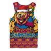 Brisbane Lions Men Singlet Festive Holiday Merry Christmas Vibe