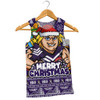 Fremantle Men Singlet Festive Holiday Merry Christmas Vibe