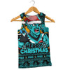 Port Adelaide Men Singlet Festive Holiday Merry Christmas Vibe