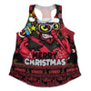 Essendon Women Racerback Singlet Festive Holiday Merry Christmas Vibe